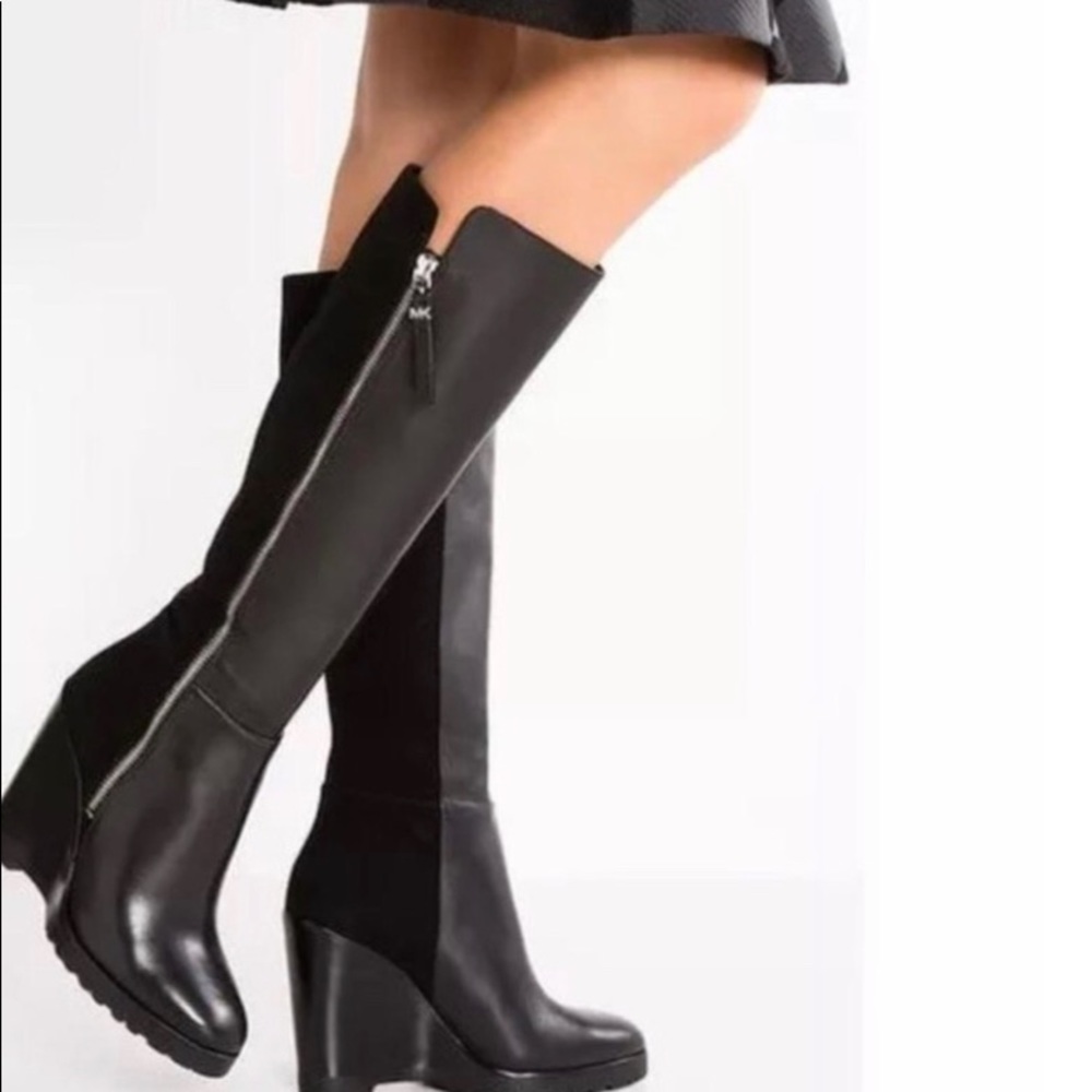 Michael Kors wedges boots size 6